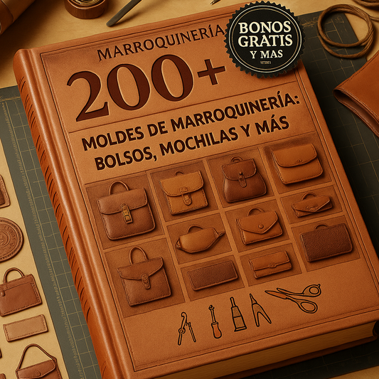 Pack de +200 Moldes de Marroquinería en PDF